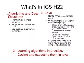 What’s in ICS.H22