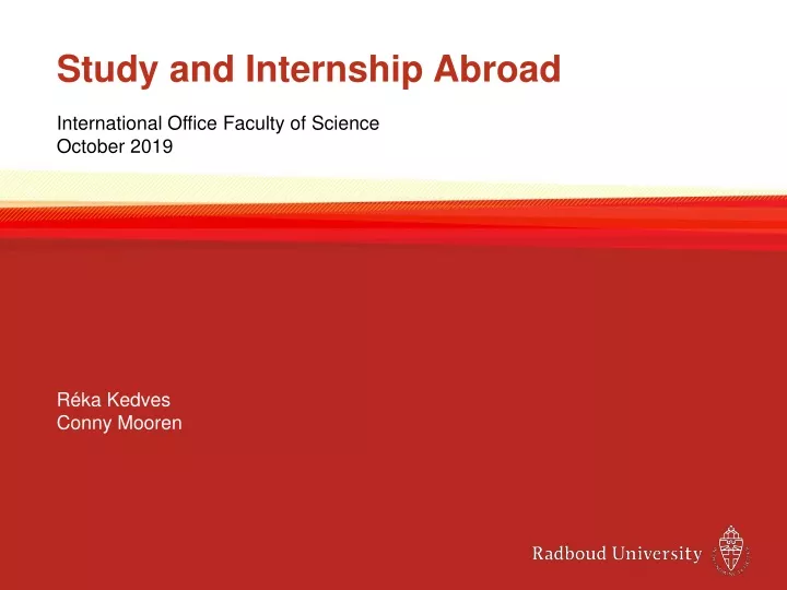 study and internship abroad