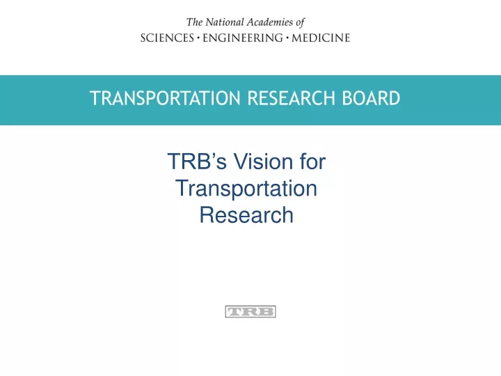 transportation research board