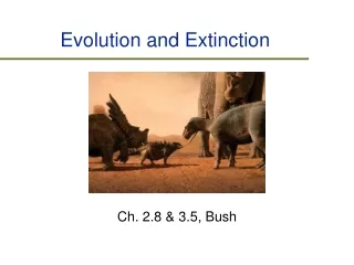 Evolution and Extinction