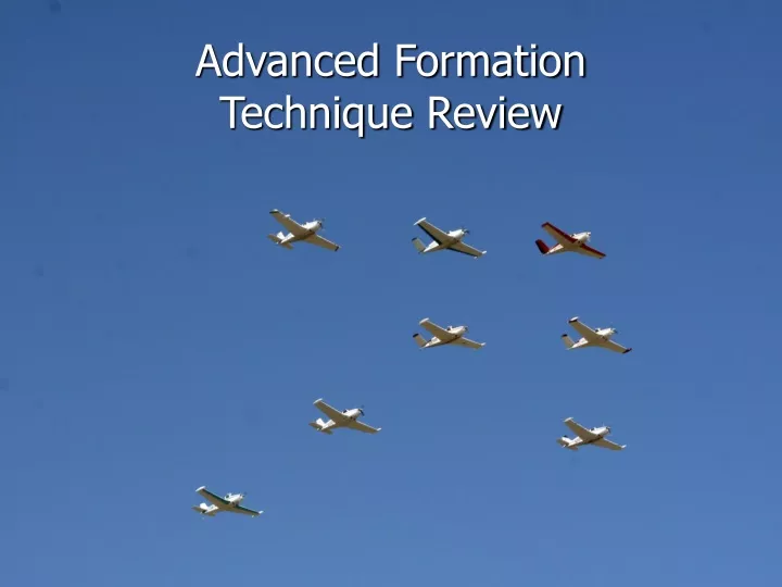 advanced formation technique review