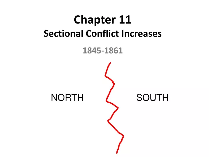 chapter 11 sectional conflict increases