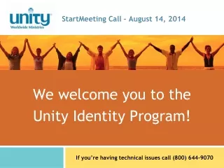 StartMeeting Call – August 14, 2014