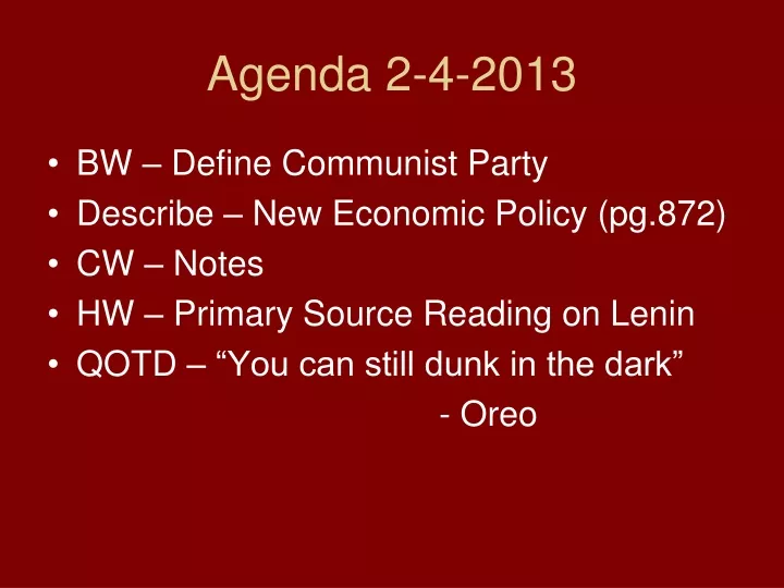 agenda 2 4 2013