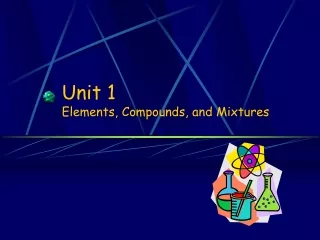 Unit 1 Elements, Compounds, and Mixtures