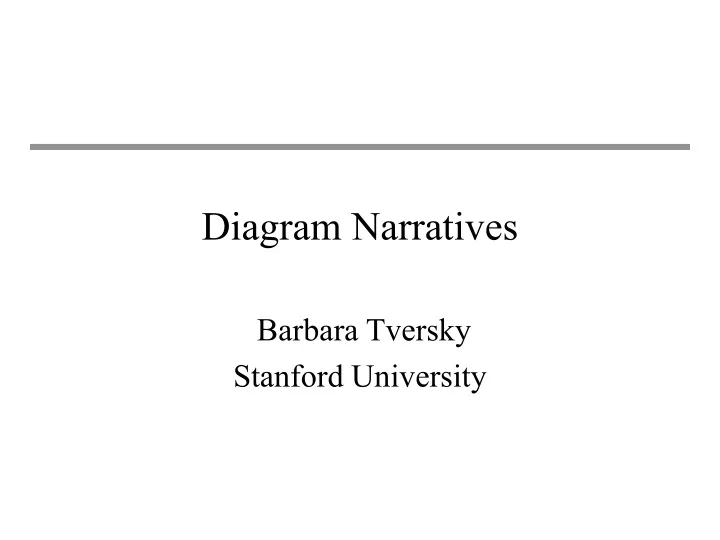 diagram narratives