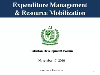Expenditure Management  &amp; Resource Mobilization