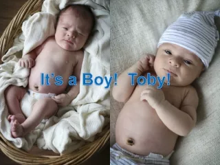 It’s a Boy!  Toby!
