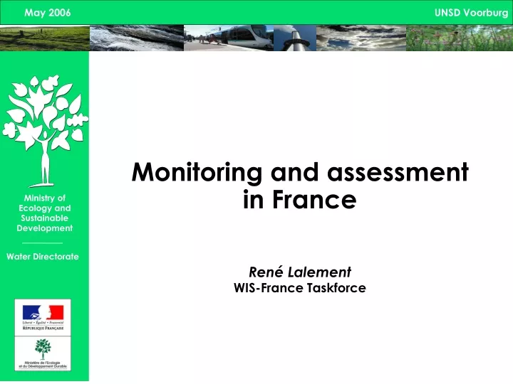 monitoring and assessment in france ren lalement