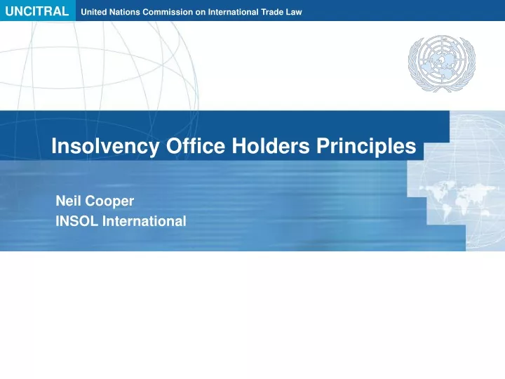 insolvency office holders principles