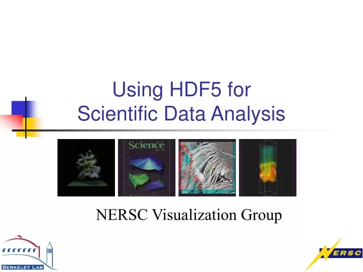 using hdf5 for scientific data analysis