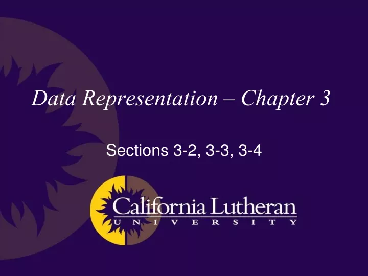 data representation chapter 3