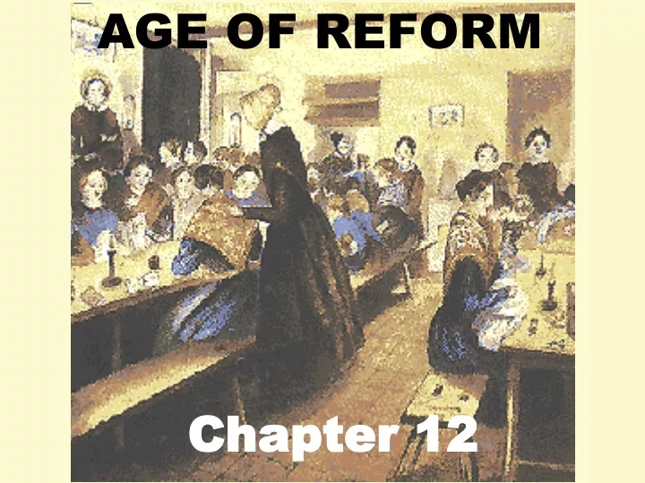 age of reform