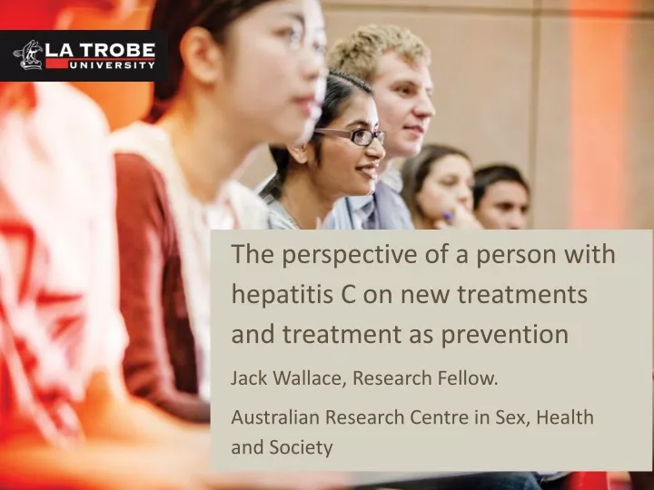 the perspective of a person with hepatitis