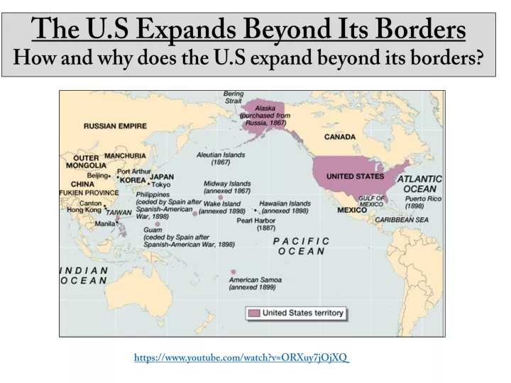 the u s expands beyond its borders how and why does the u s expand beyond its borders