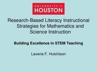 Research-Based Literacy Instructional Strategies for Mathematics and Science Instruction