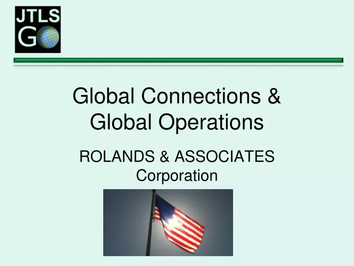 global connections global operations