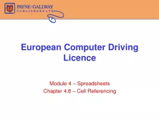European Computer Driving Licence