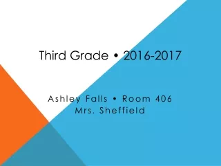 Third Grade • 2016-2017