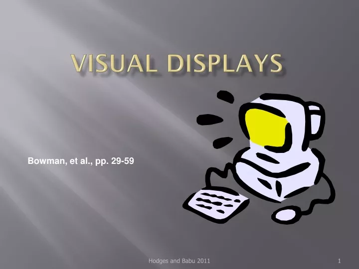 visual displays
