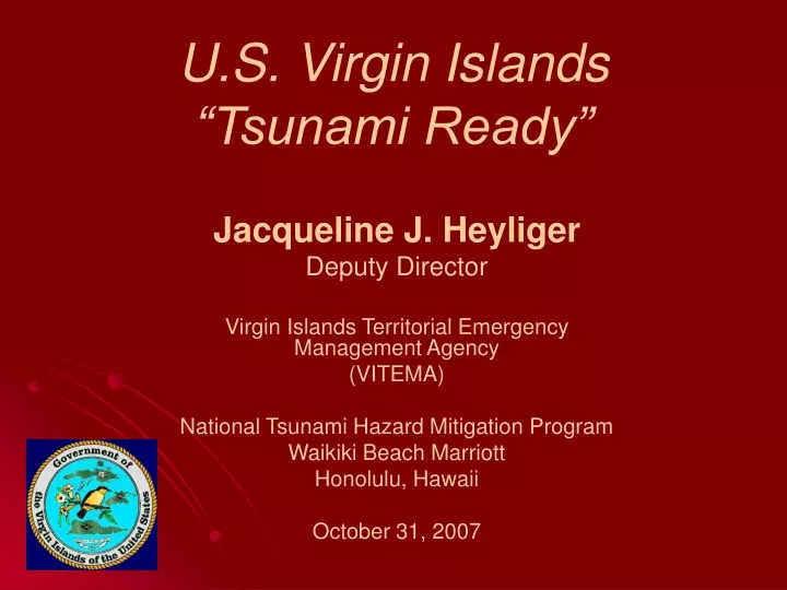 u s virgin islands tsunami ready