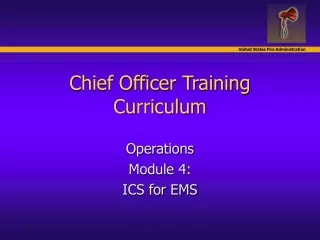 Chief Officer Training Curriculum