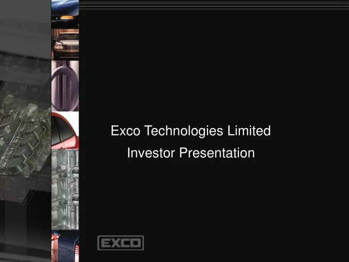 exco technologies limited