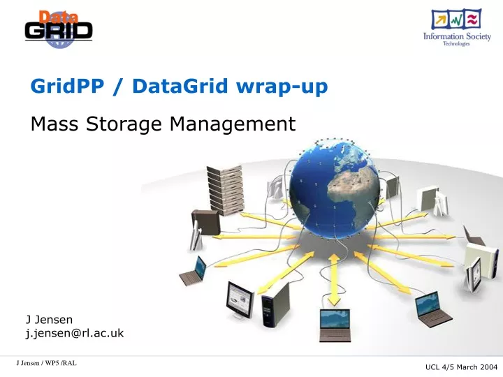 gridpp datagrid wrap up