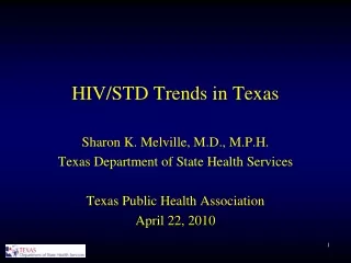 HIV/STD Trends in Texas