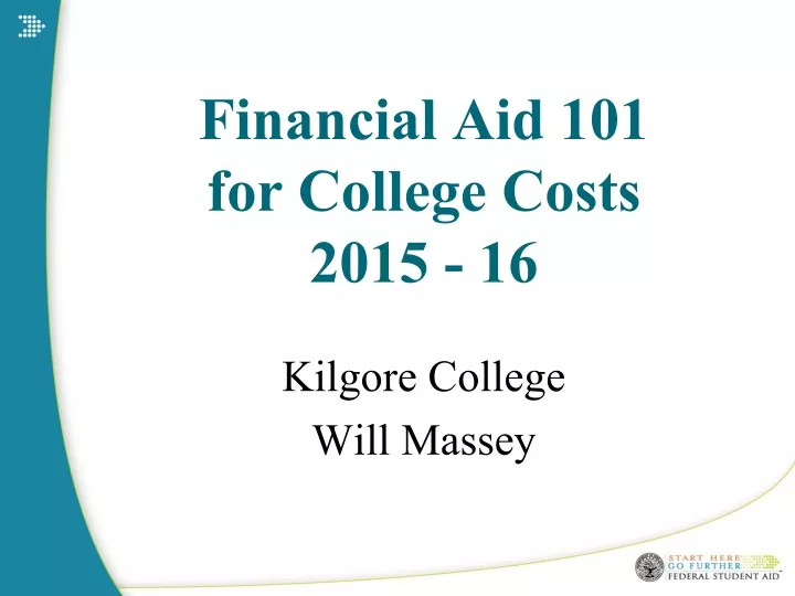 financial aid 101 for college costs 2015 16