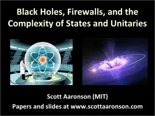 Black Holes, Firewalls, and the Complexity of States and Unitaries