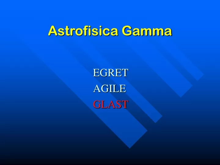 astrofisica gamma