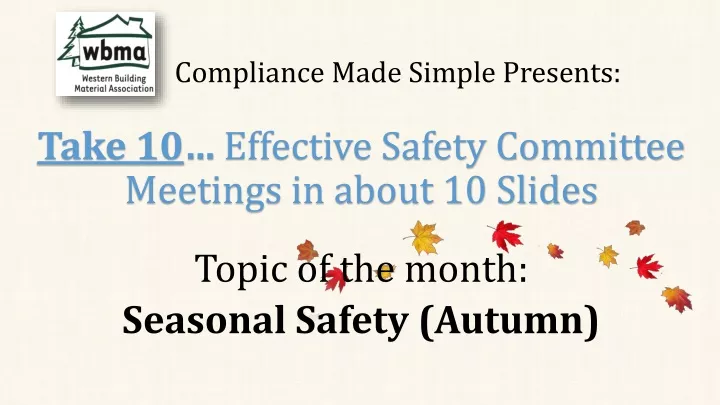 compliance made simple presents