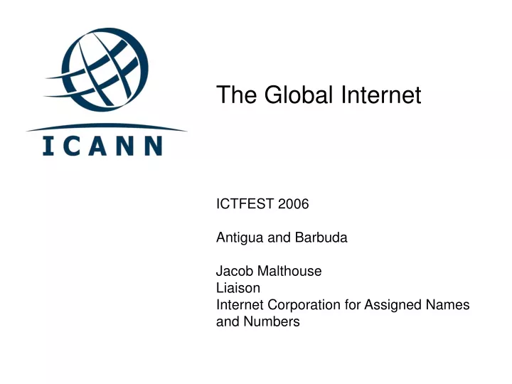 the global internet ictfest 2006 antigua