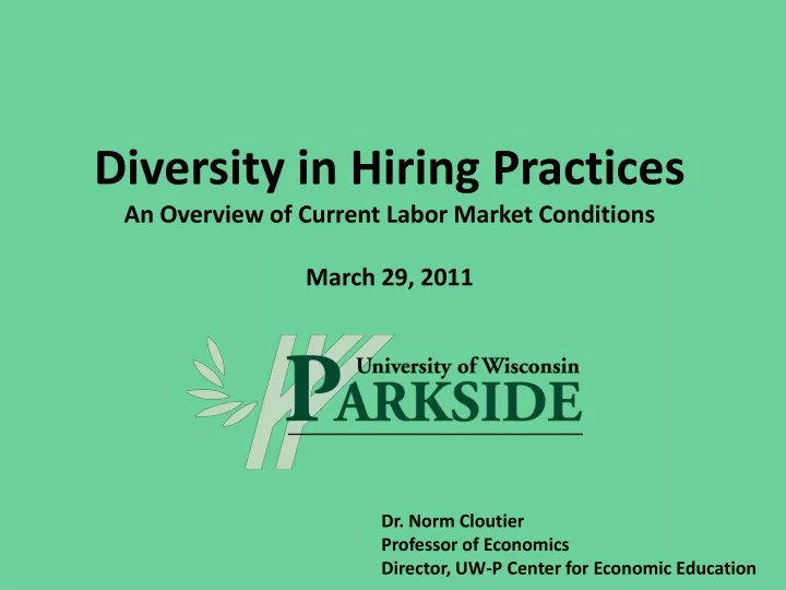 diversity in hiring practices an overview