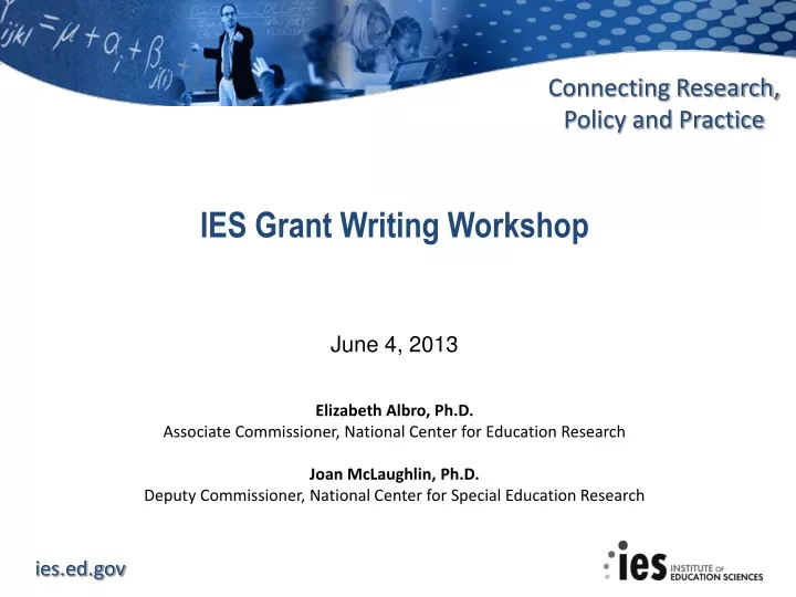 ies grant writing workshop