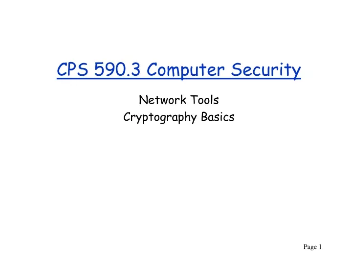 cps 590 3 computer security