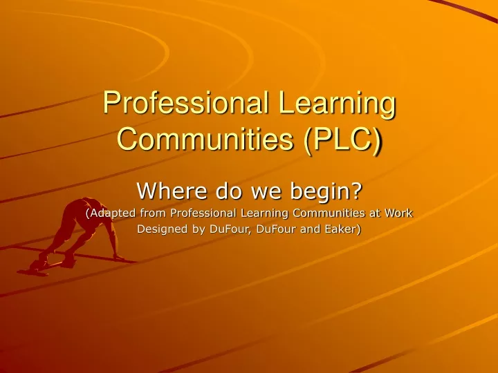 professional learning communities plc