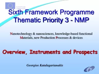 Overview, Instruments and Prospects