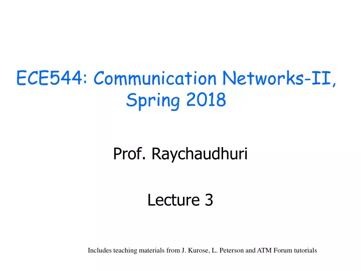 ece544 communication networks ii spring 2018