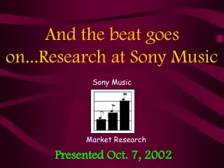 And the beat goes on...Research at Sony Music