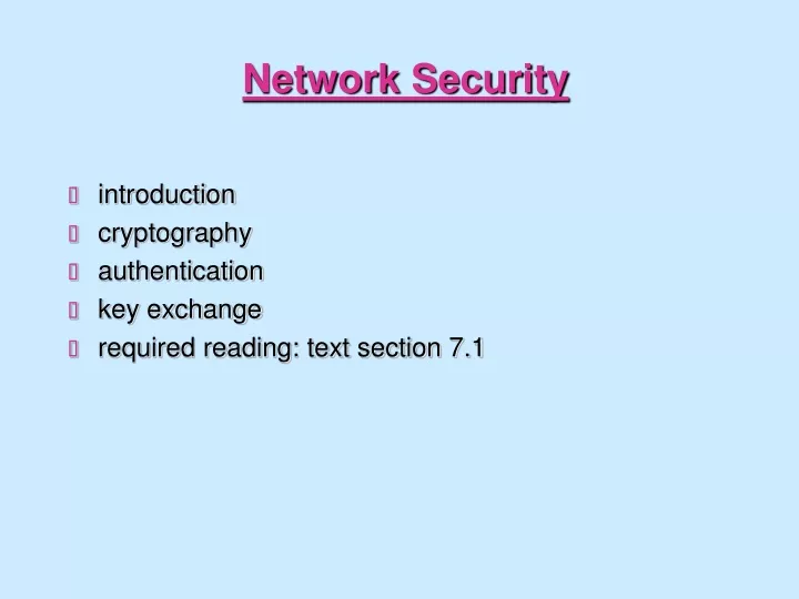 network security