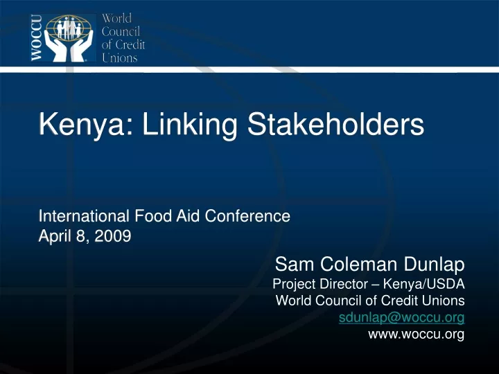 kenya linking stakeholders