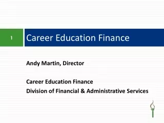 Career Education Finance