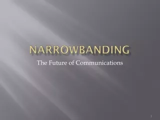 Narrowbanding