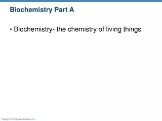 Biochemistry Part A