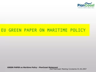 EU GREEN PAPER ON MARITIME POLICY