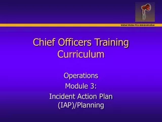 Chief Officers Training Curriculum