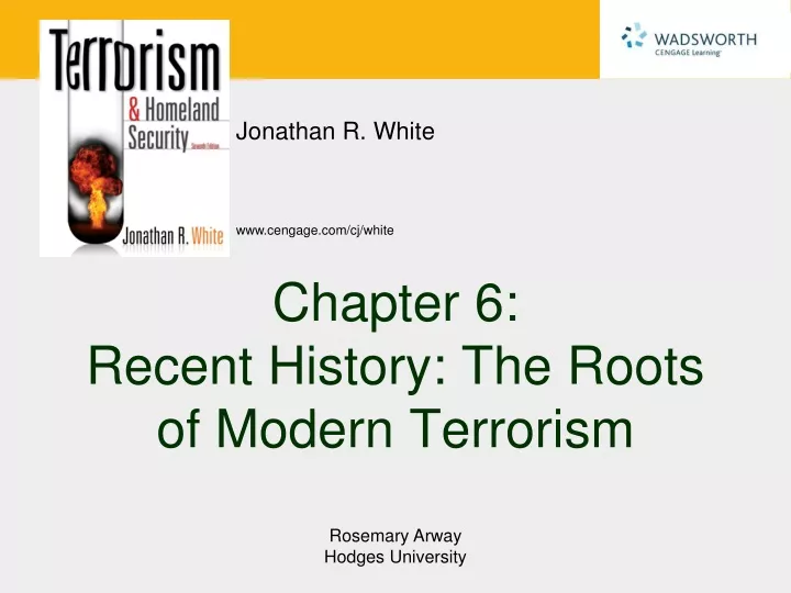 chapter 6 recent history the roots of modern terrorism