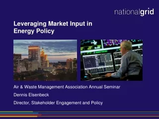 Leveraging Market Input in Energy Policy
